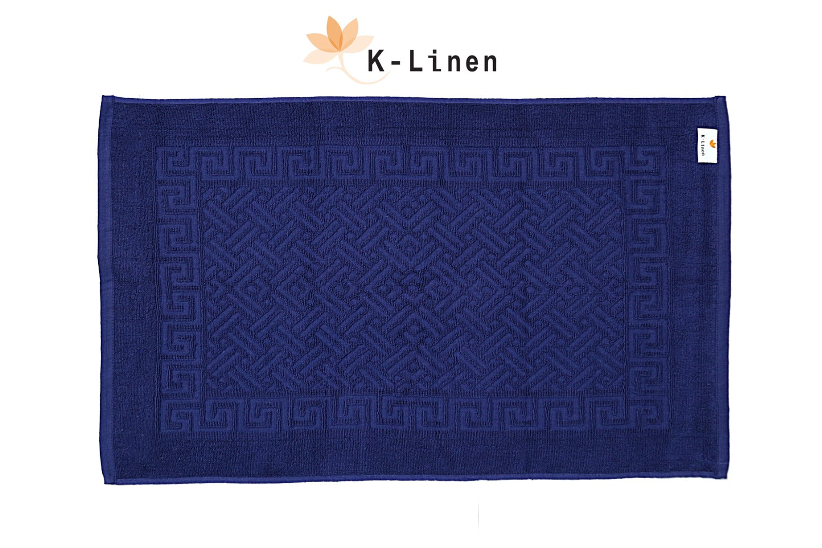 Greek Bath Mat - Blue