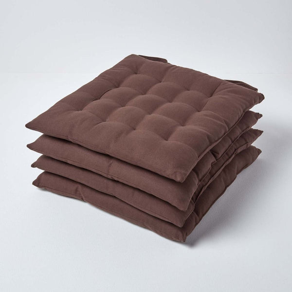 Chair Pad With Strap - Brown