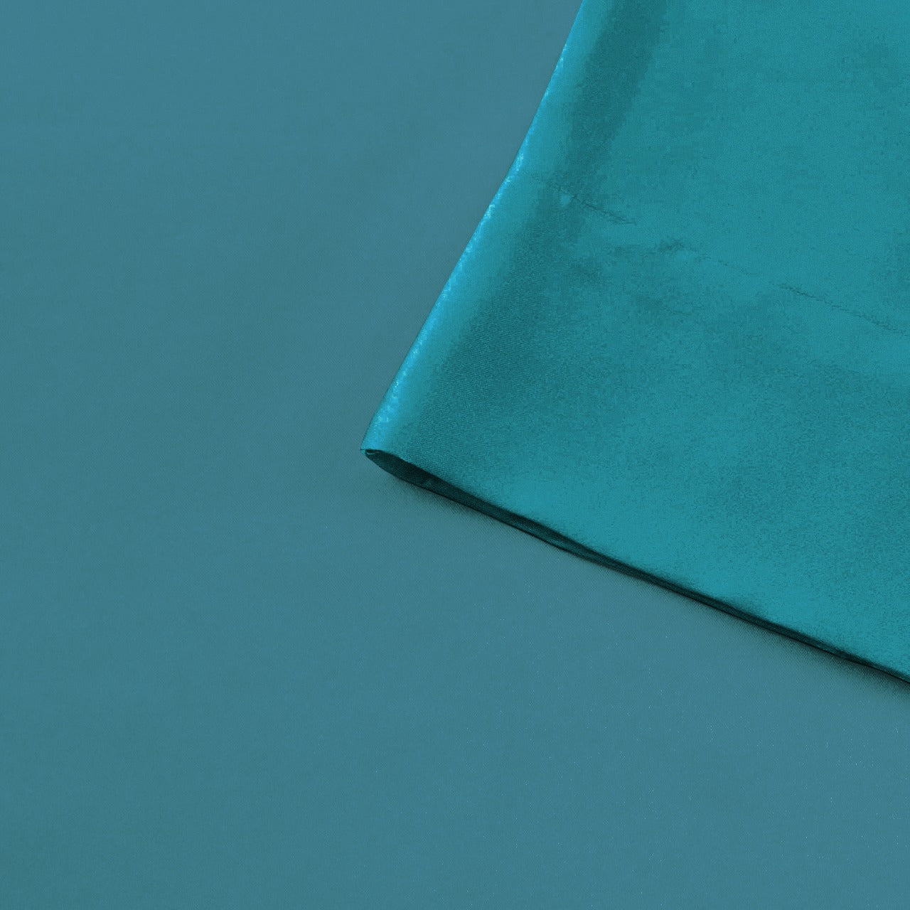 Premium Satin Silk Sheet - Aqua Blue