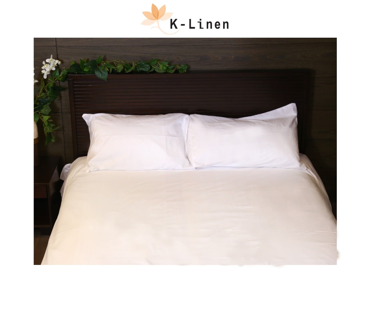 White Dyed Solid Bed Sheet Set