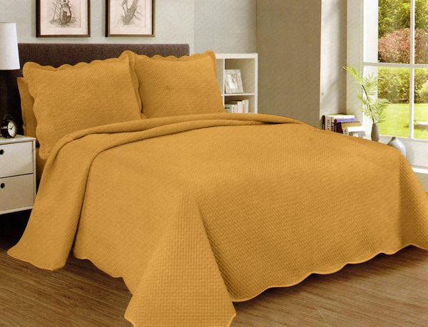 Velvet Bedsheet - Mustard