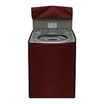 washing machine cover maroon